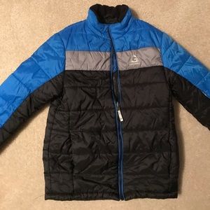 Boy’s 10-12 blue and black Gerry puffer coat